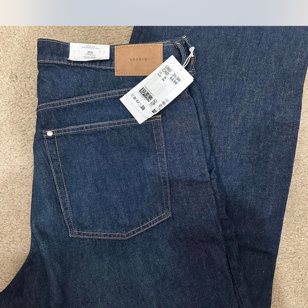 H&M Blue Jeans with Classic Indigo Finish